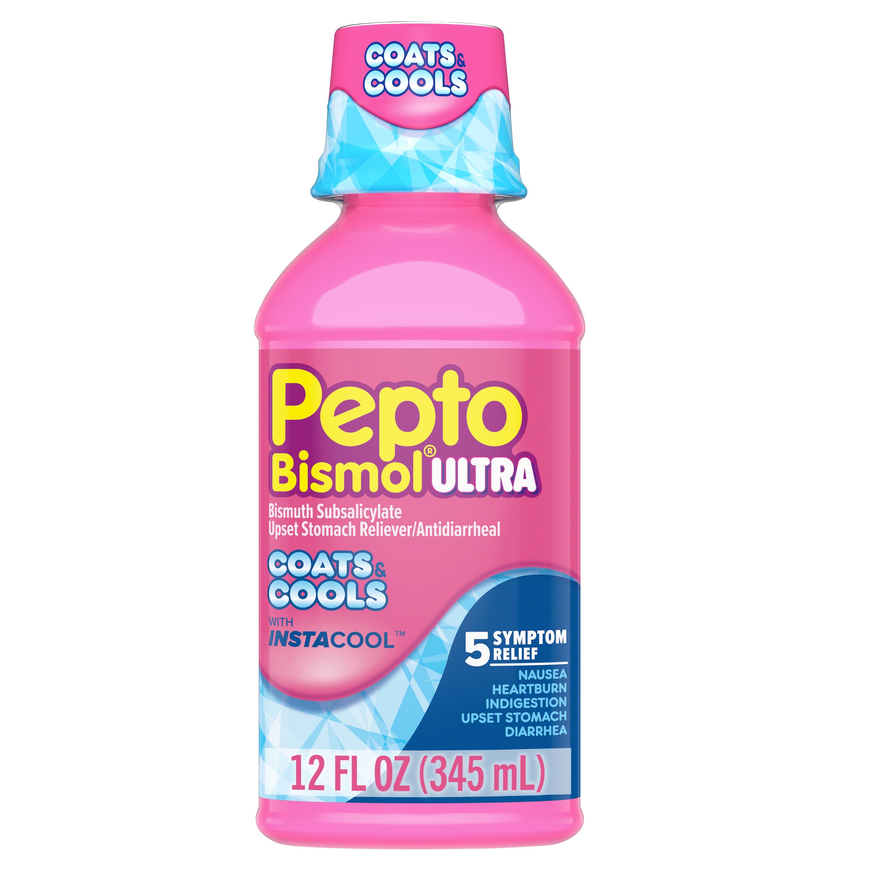 Pepto Bismol Ultra 5 Symptom Relief 12oz
