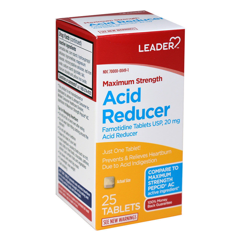 Leader Acid Reducer 25 Tabs