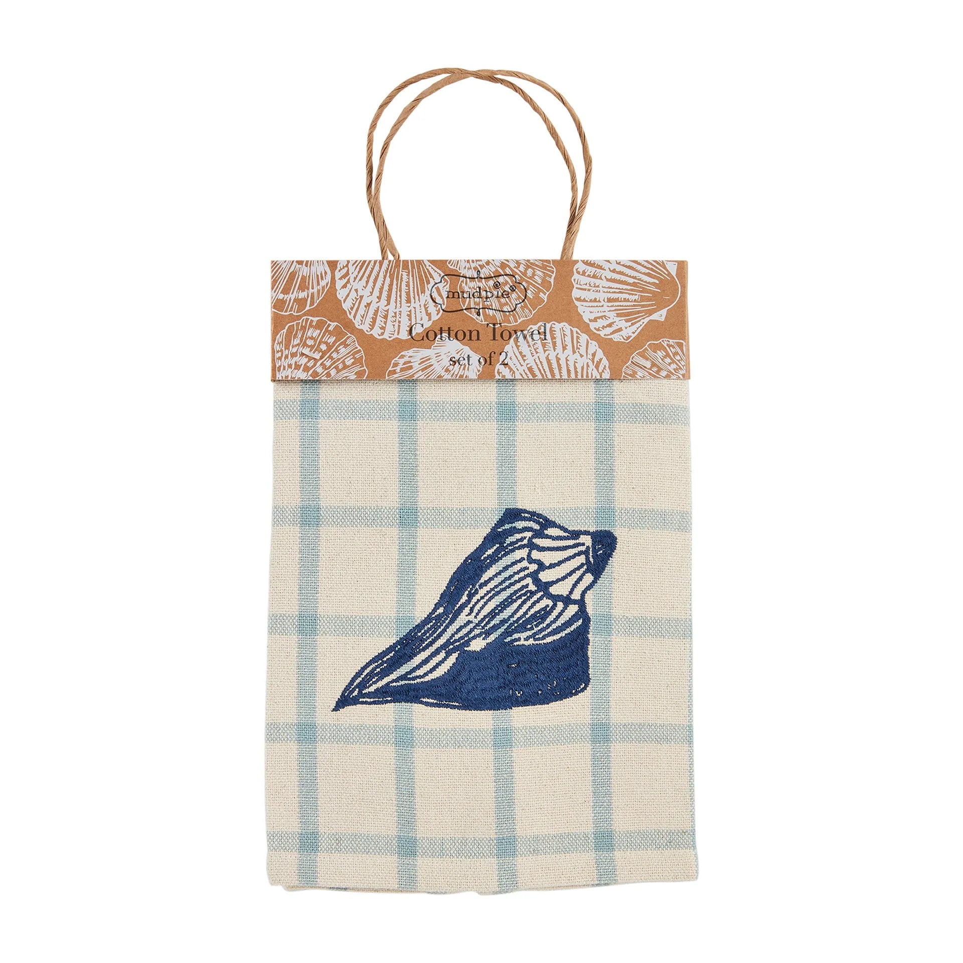 Conch Embroidered Sea Towel Main image