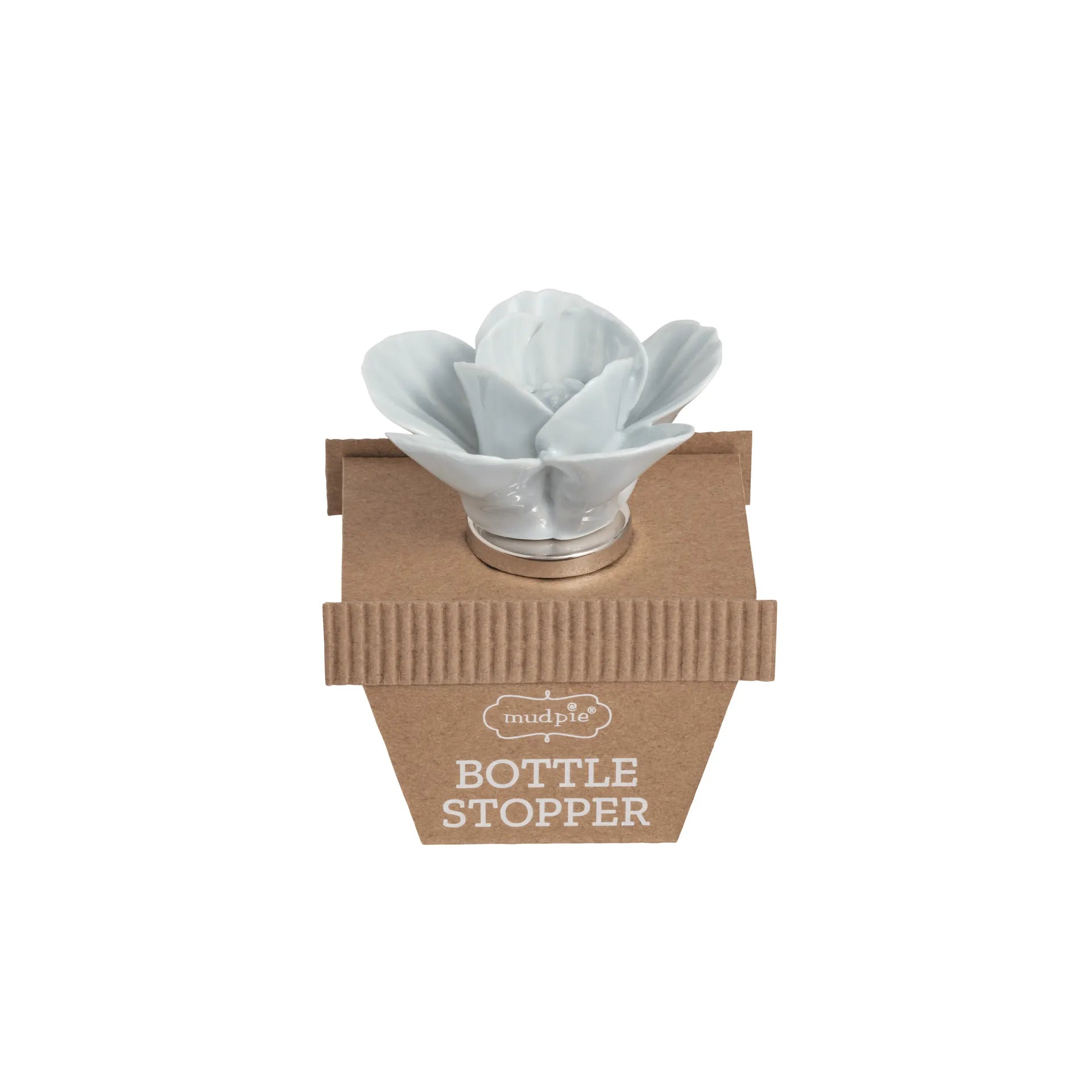 Blue Flower Bottle Stopper