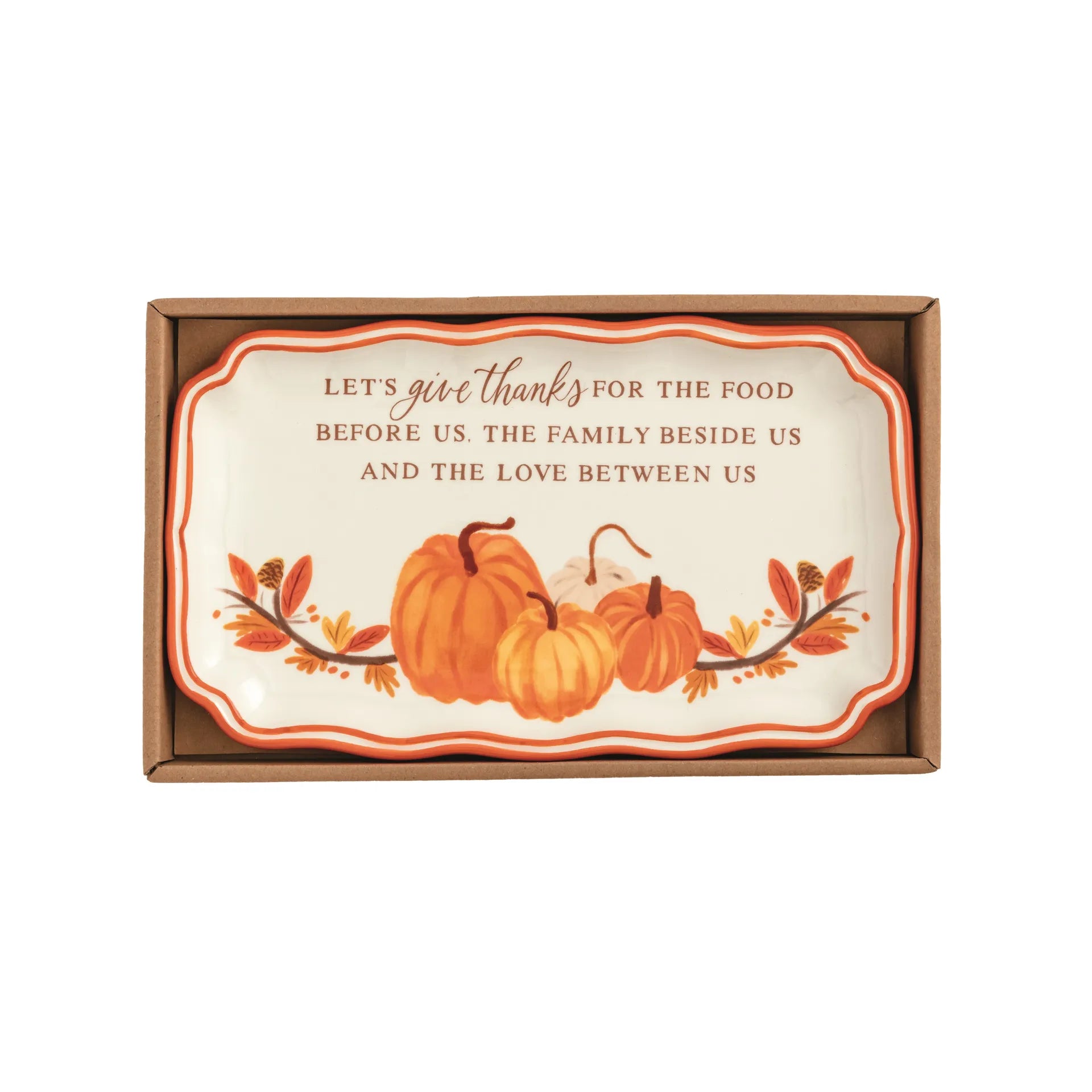 Give Thanks Sentiment Plate Main image