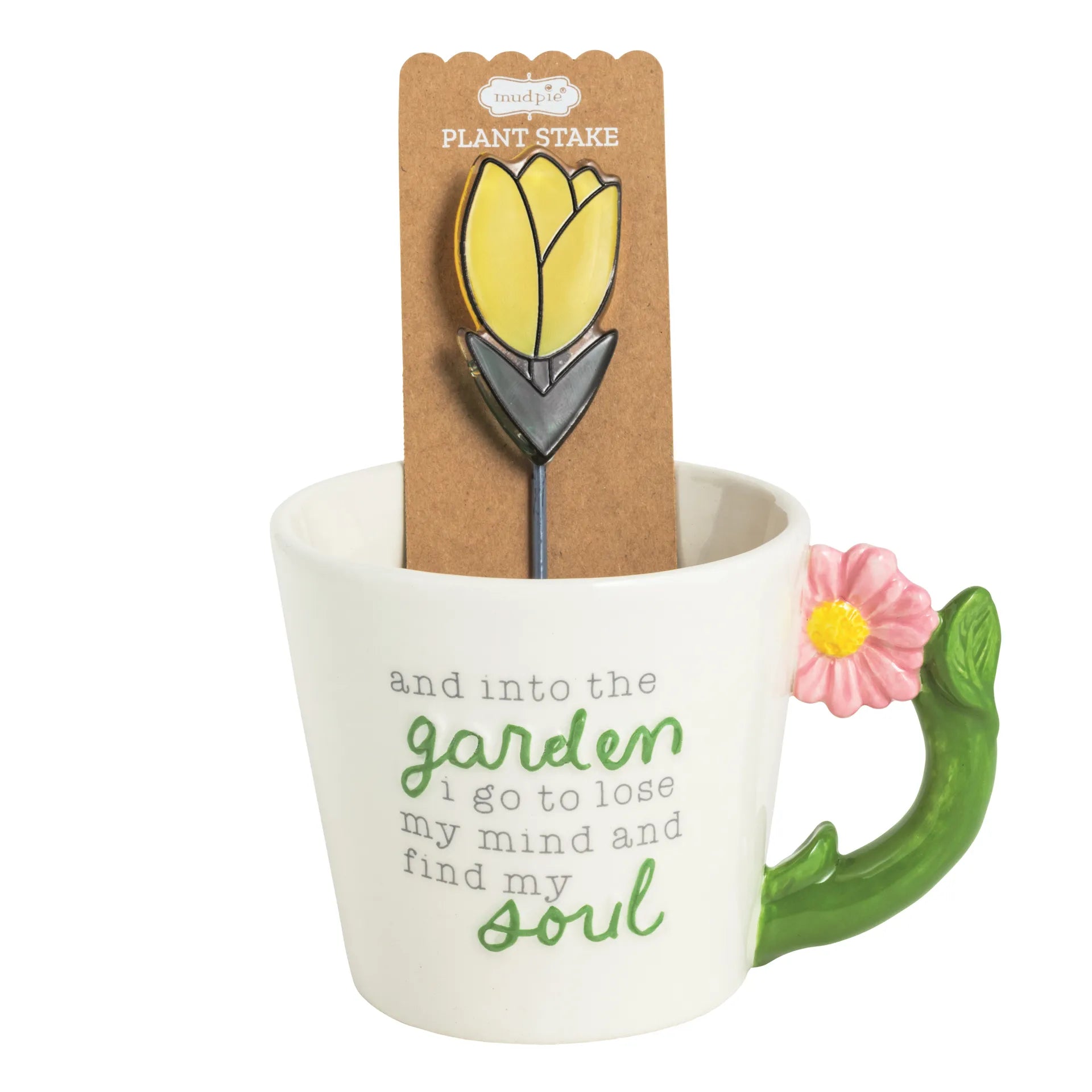 Find My Soul Mug W Plant Stake Main image