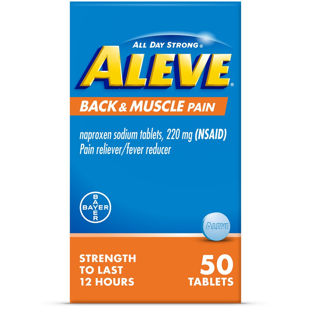 Aleve Back & Muscle Pain 50 Tabs