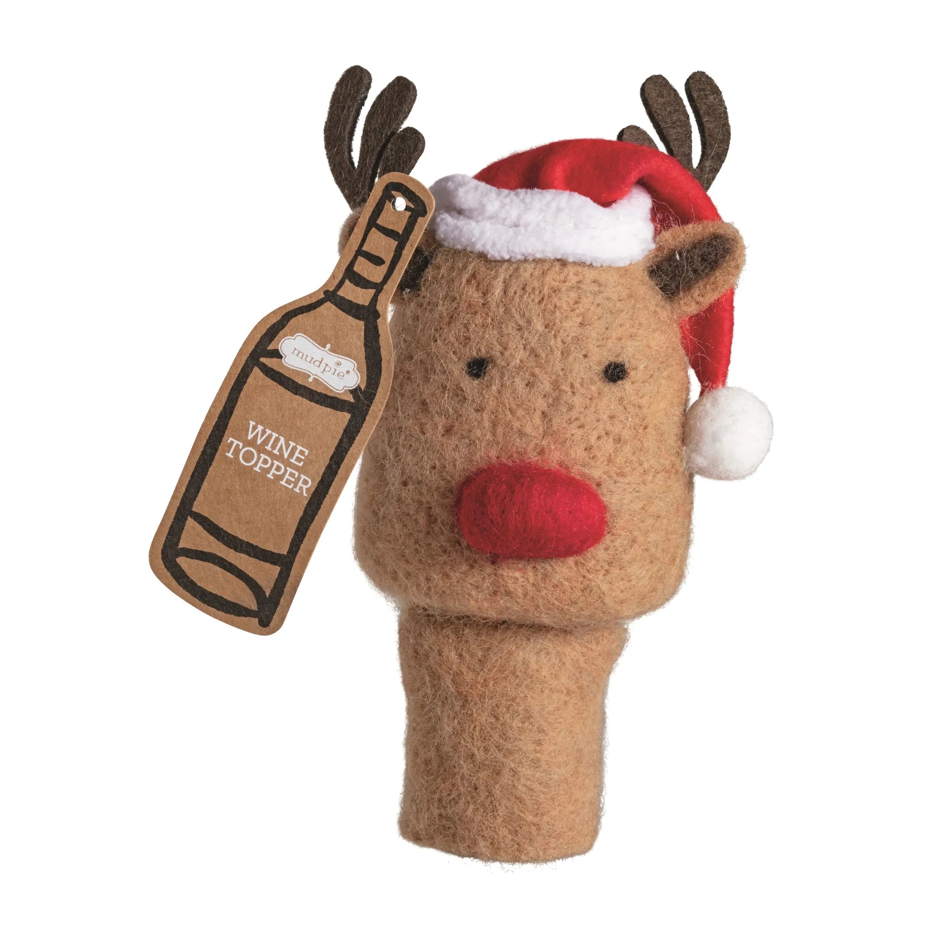 Reindeer Wine Topper