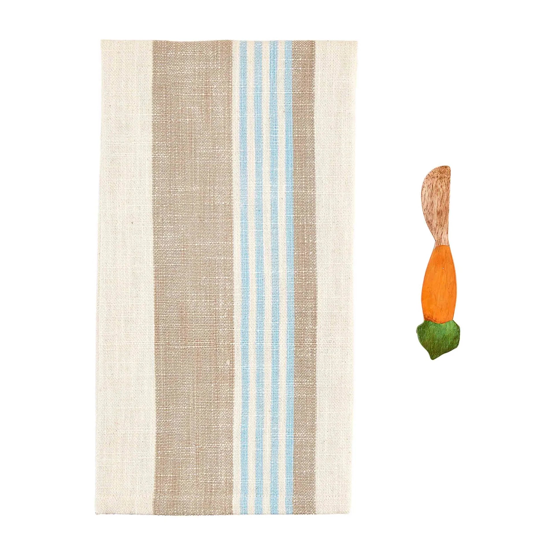 Blue Bunny Towel & Spreader Set