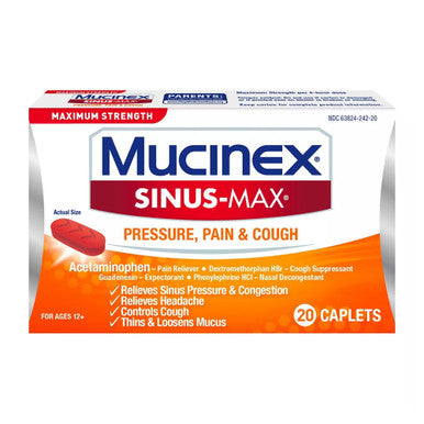 Mucinex Sinus-max 20caps
