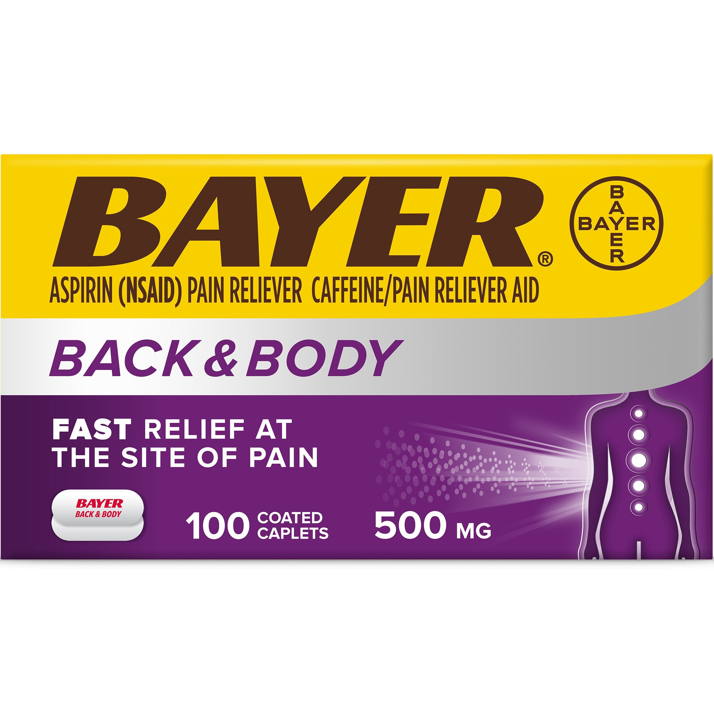 Bayer Back&body 500mg 100caps