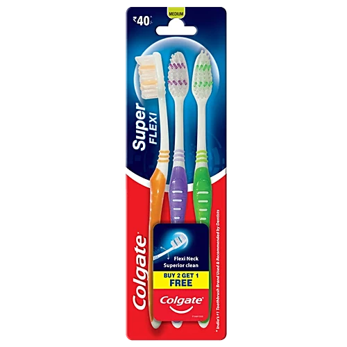 Colgate Super Flex Medium 3pk