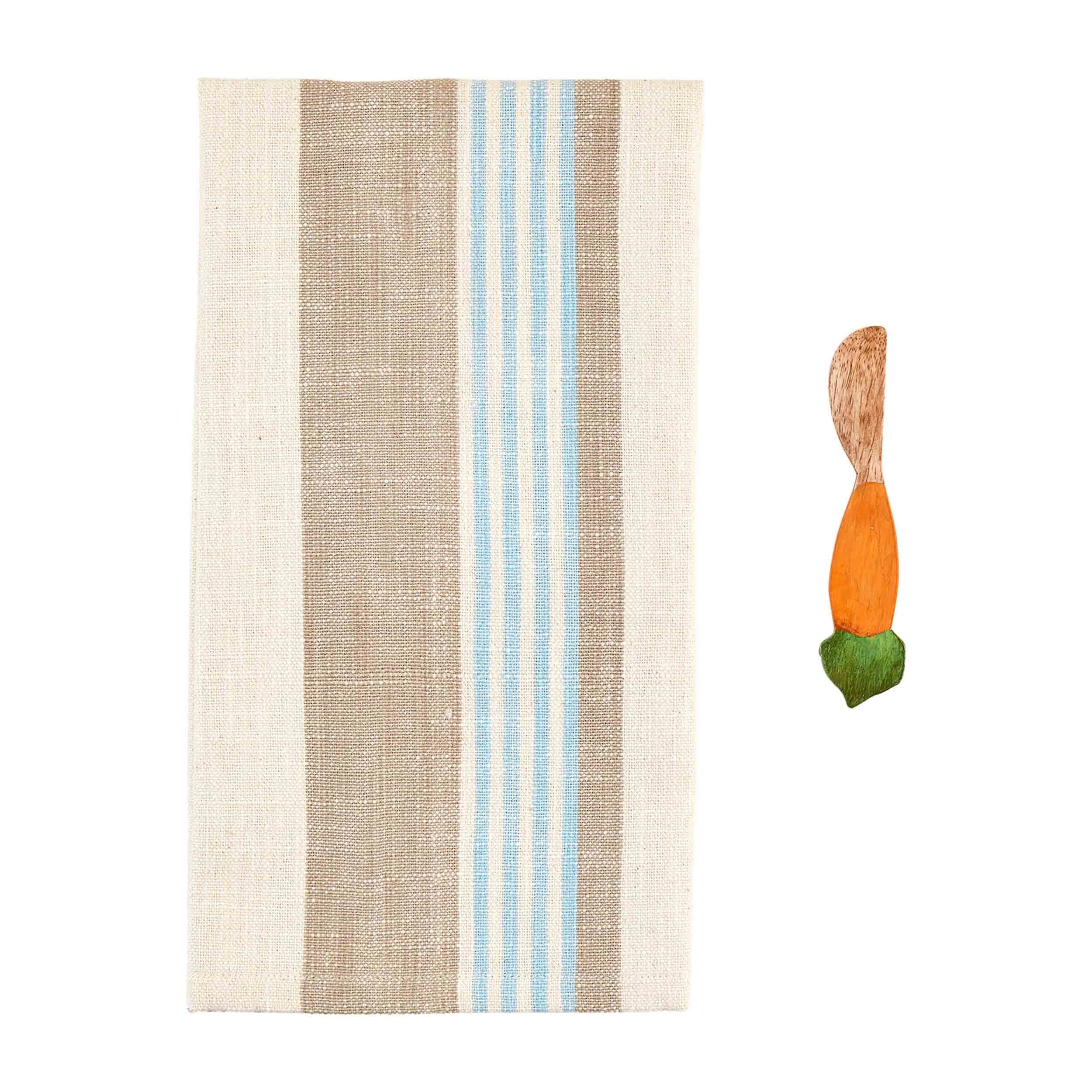 Blue Bunny Towel & Spreader Set
