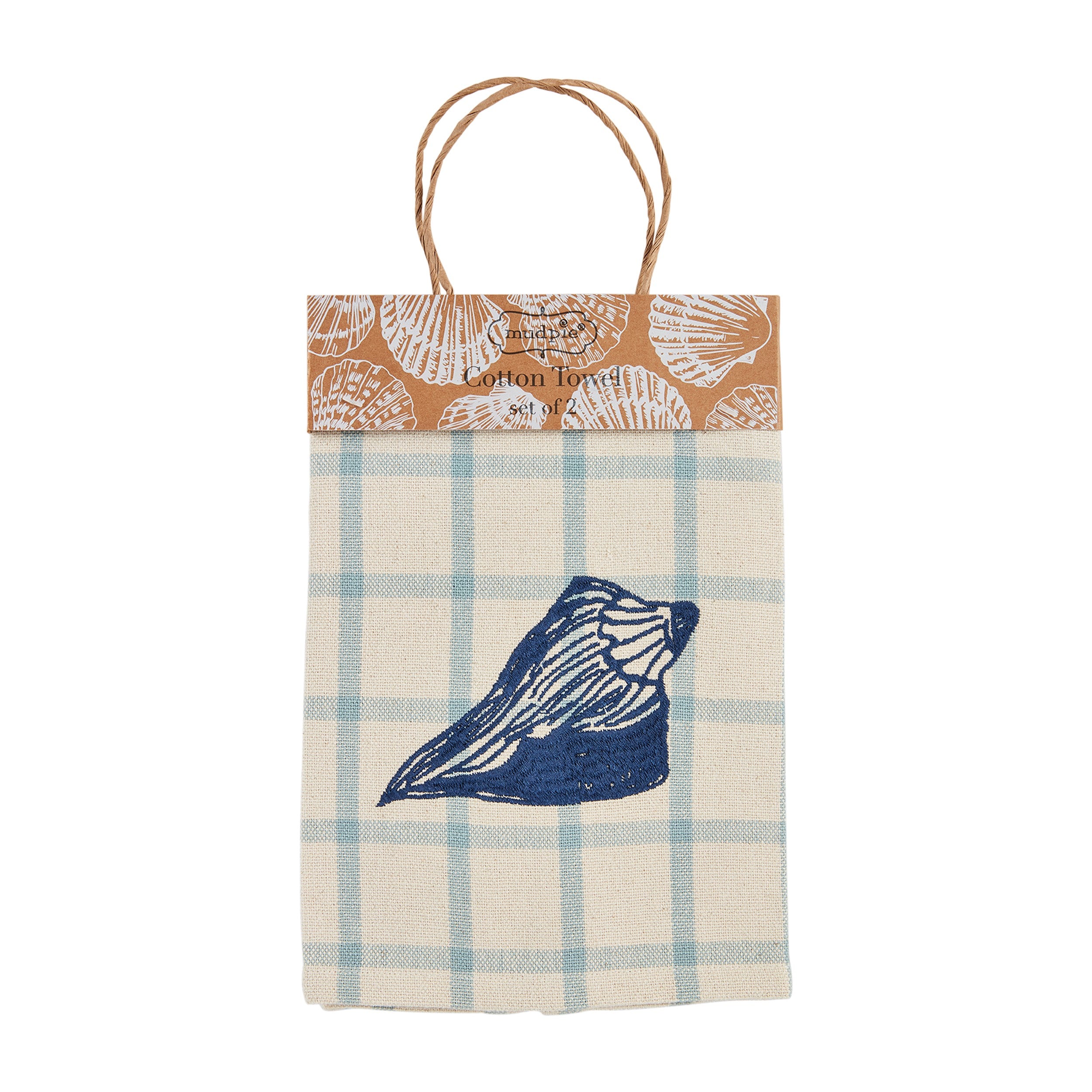 Conch Embroidered Sea Towel Main image