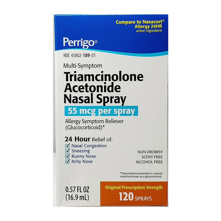 Triamcinolone Nasal Spray 55mcg (nasacort) Main image