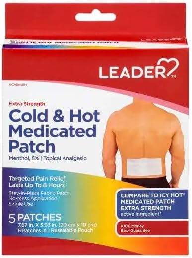 Leader Cold/hot Medicated Patch 5ct