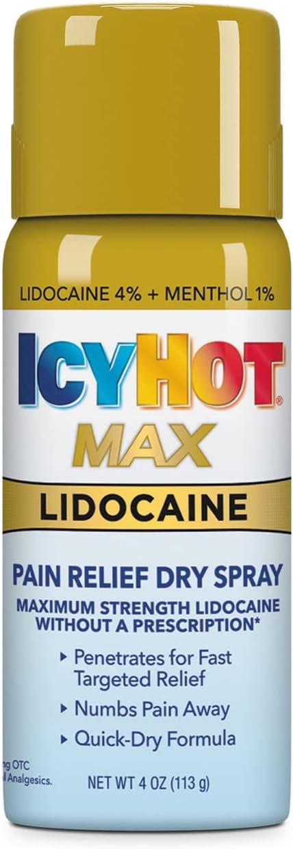 Icy Hot Lidocaine Spray 4oz