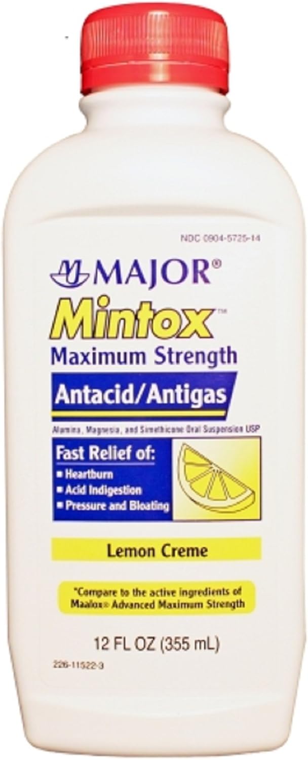 Major Mintox Max Strength Lemon Creme