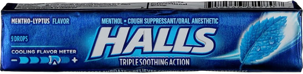 Halls Relief 9 Drop Roll
