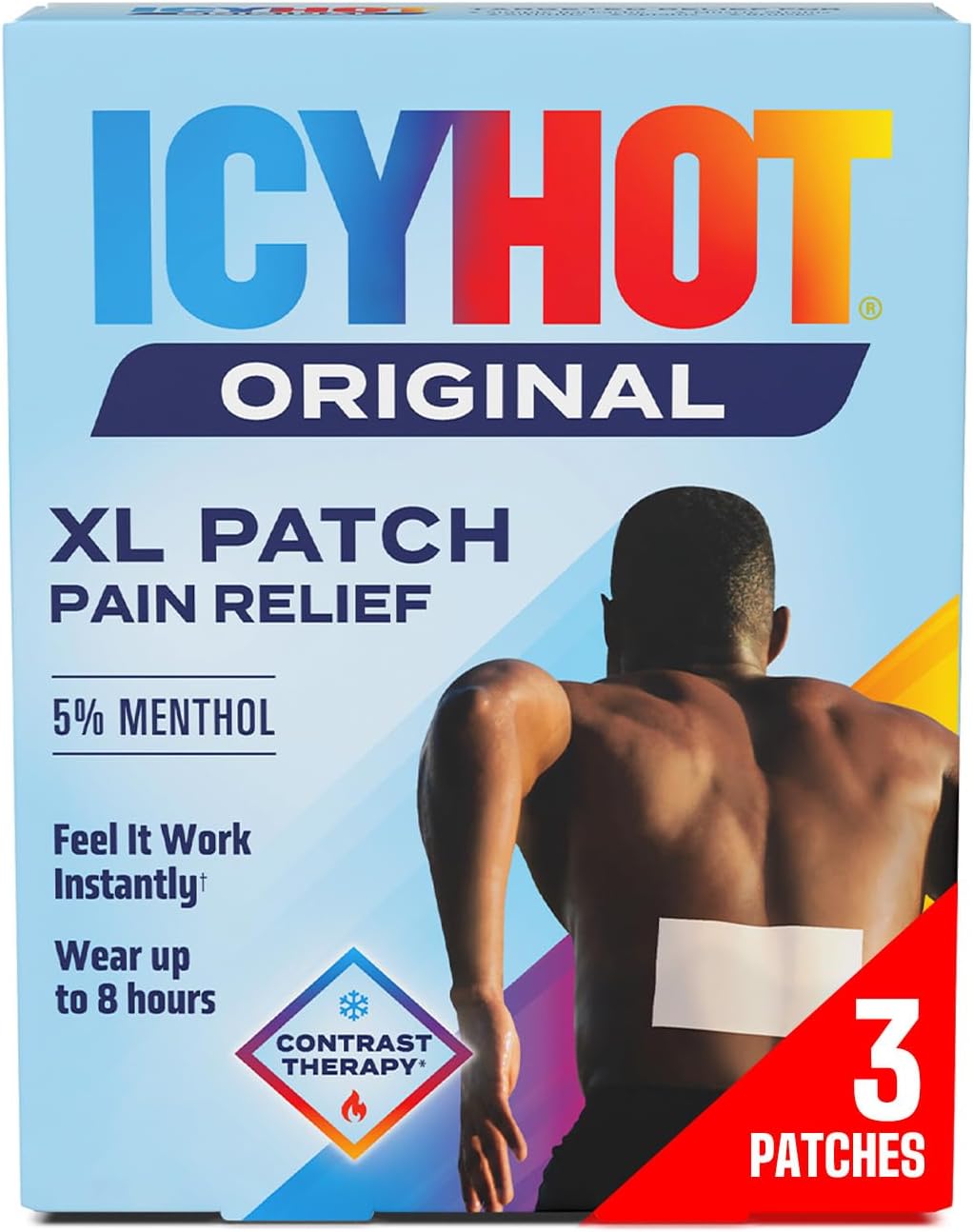 Icy Hot Original Xl Patch 3ct