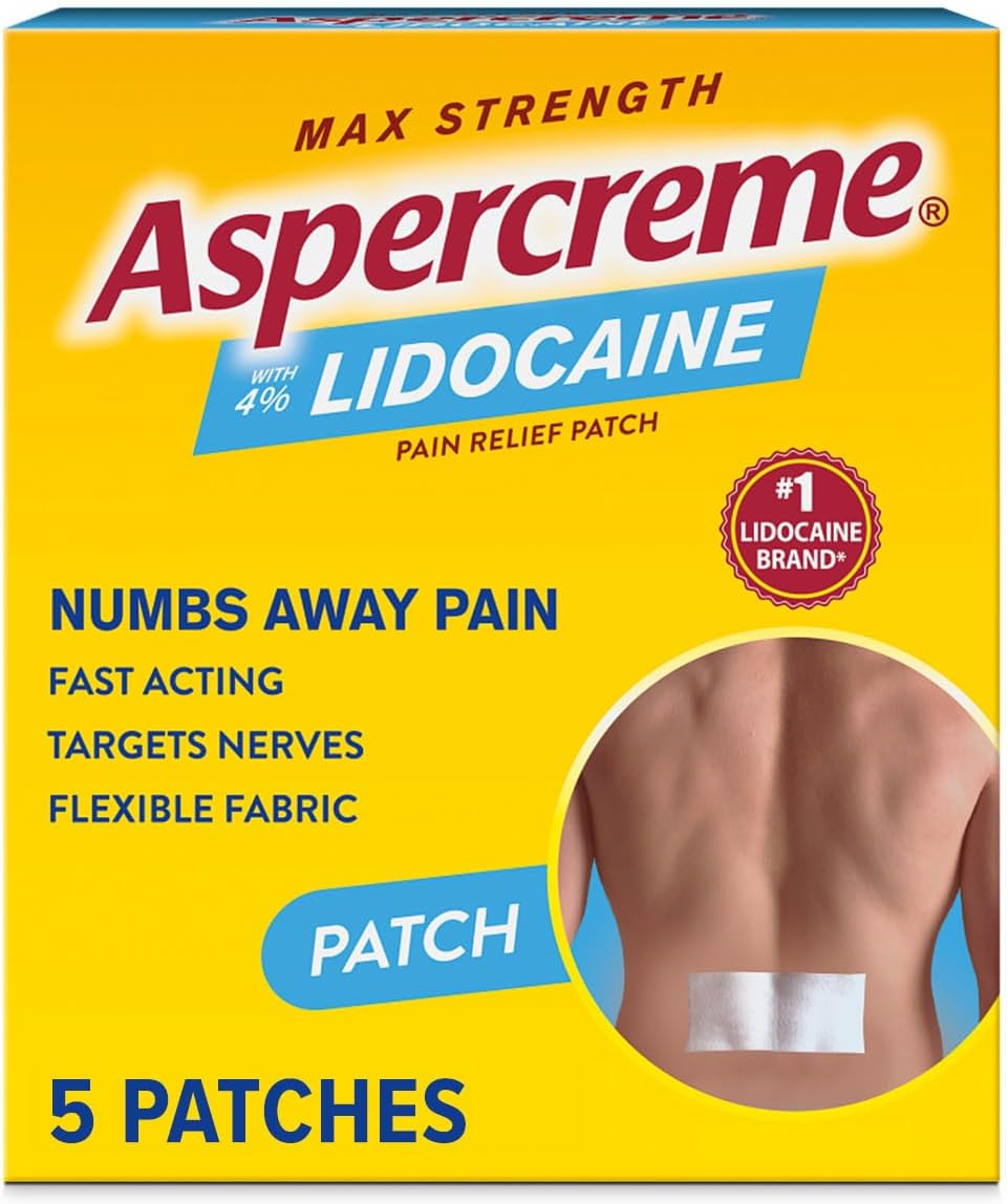 Max Strength Aspercreme Lidocaine Patch