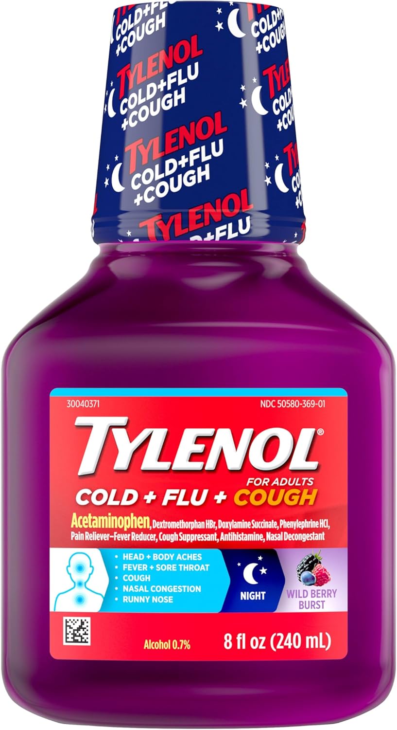 Tylenol Cold & Flu Adult 8 Fl Oz