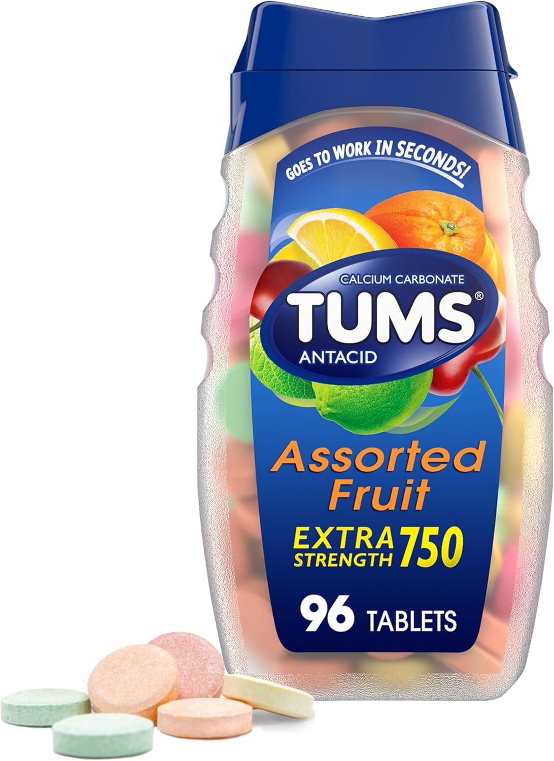 Tums Asst Fruit 96 Ct
