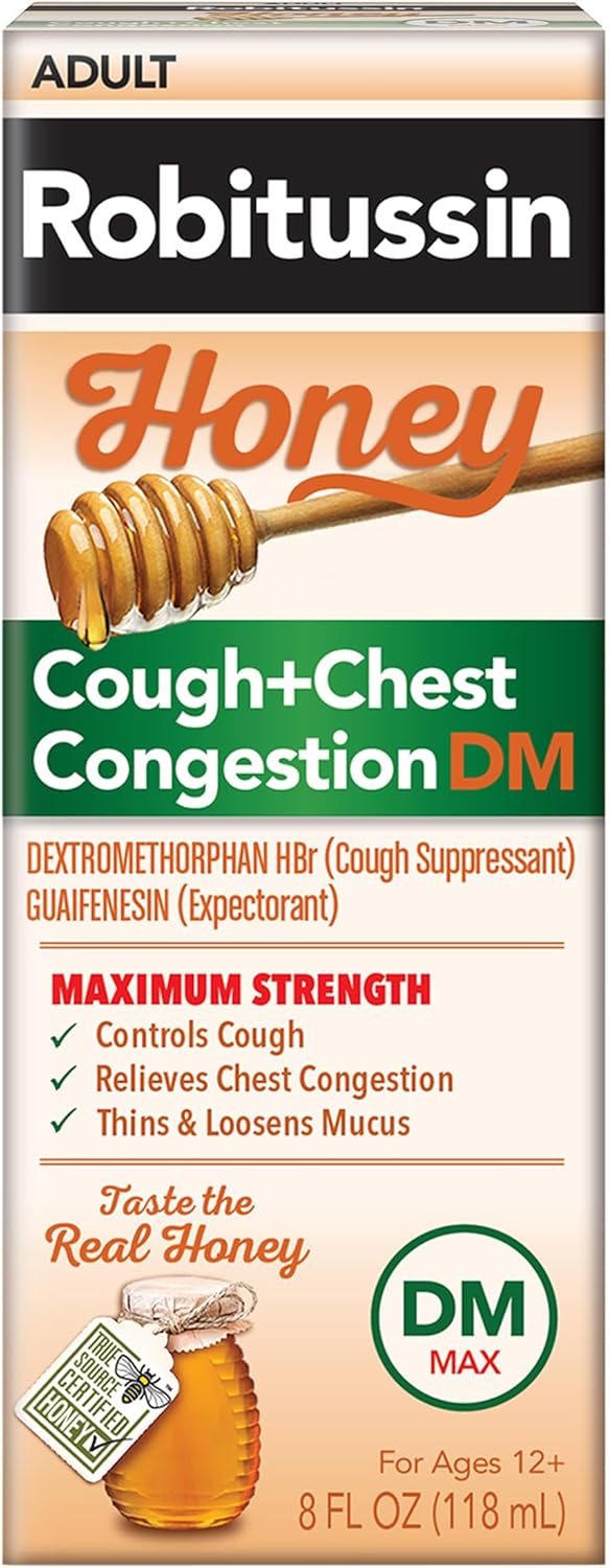 Adult Robitussin Honey Dm Max Strength 4oz