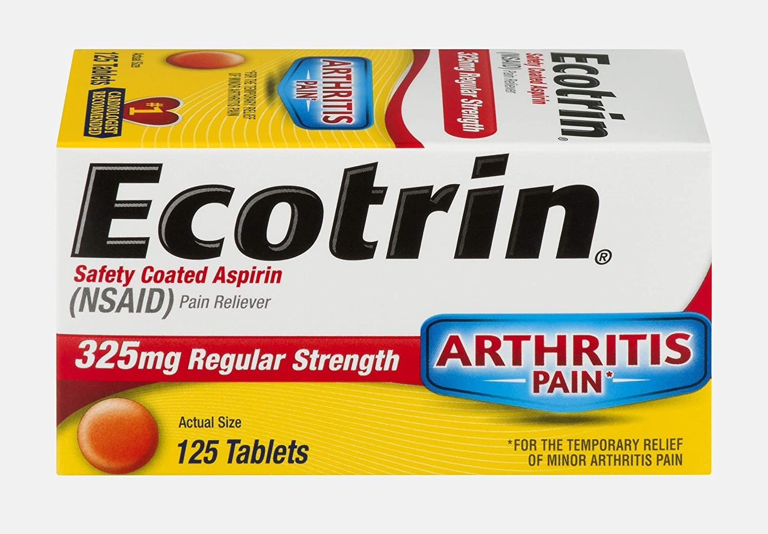 Ecotrin Arthritis Pain 325mg 125tabs