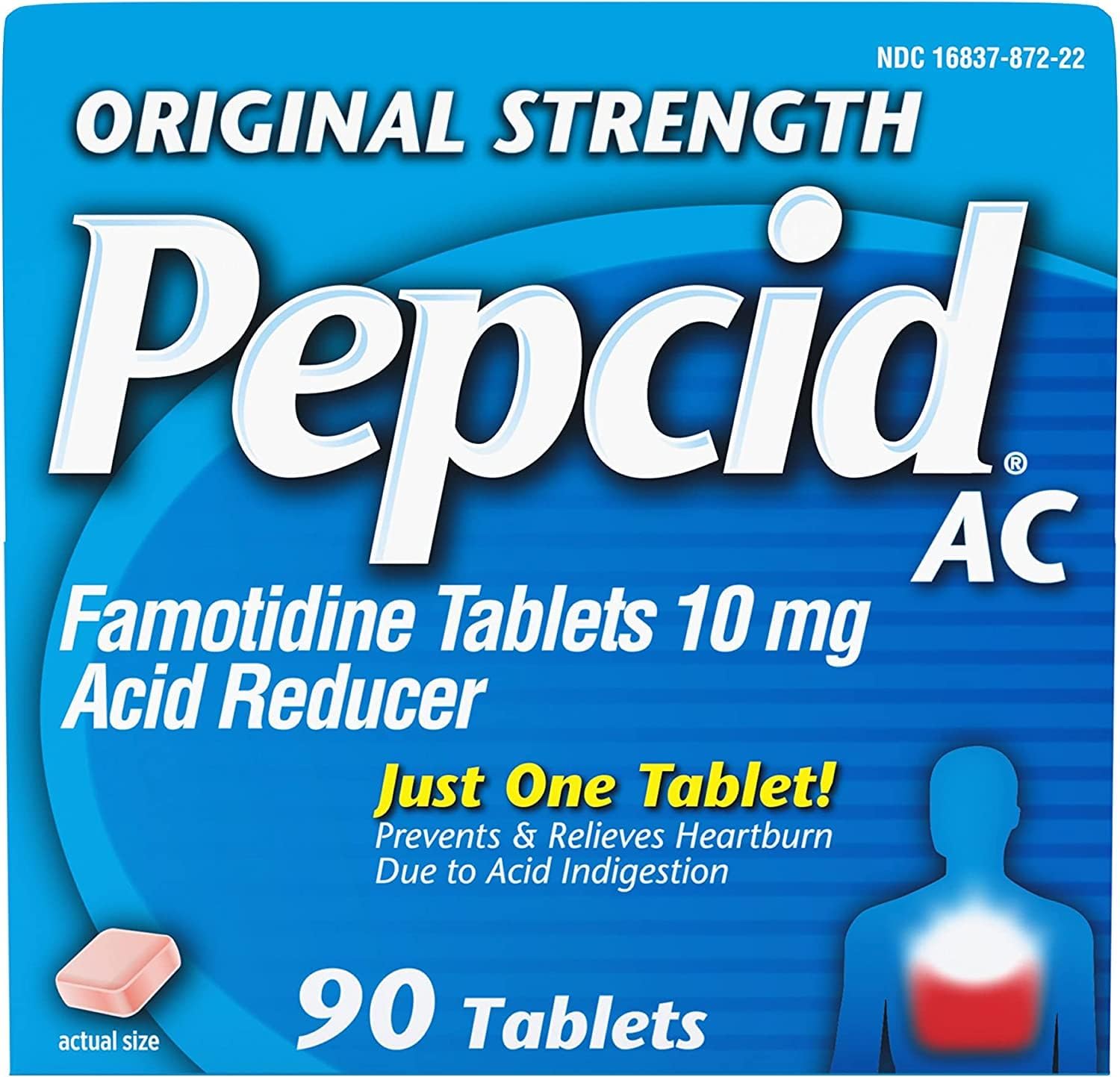 Pepcid Ac Original Strength 90 Tabs