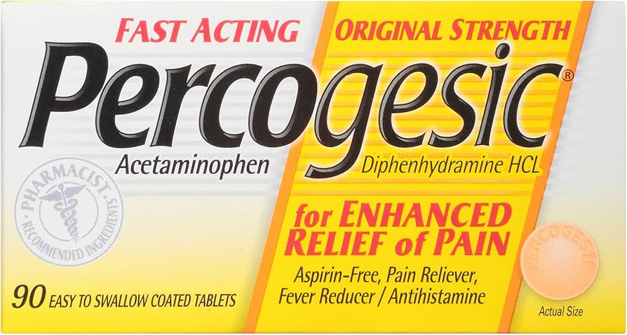Fast Acting Percogesic Pain Reducer 90caps