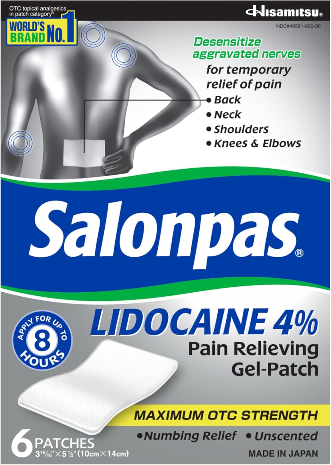 Salonpas Lidocaine 4% Pain