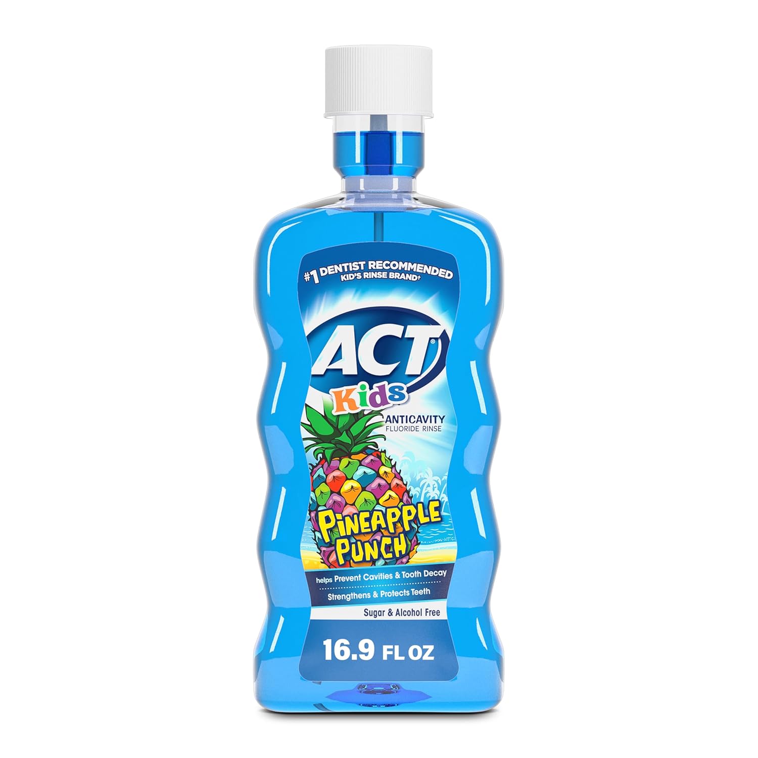 Act Kids Anticavity Fluroide Mw Pineapple Punch