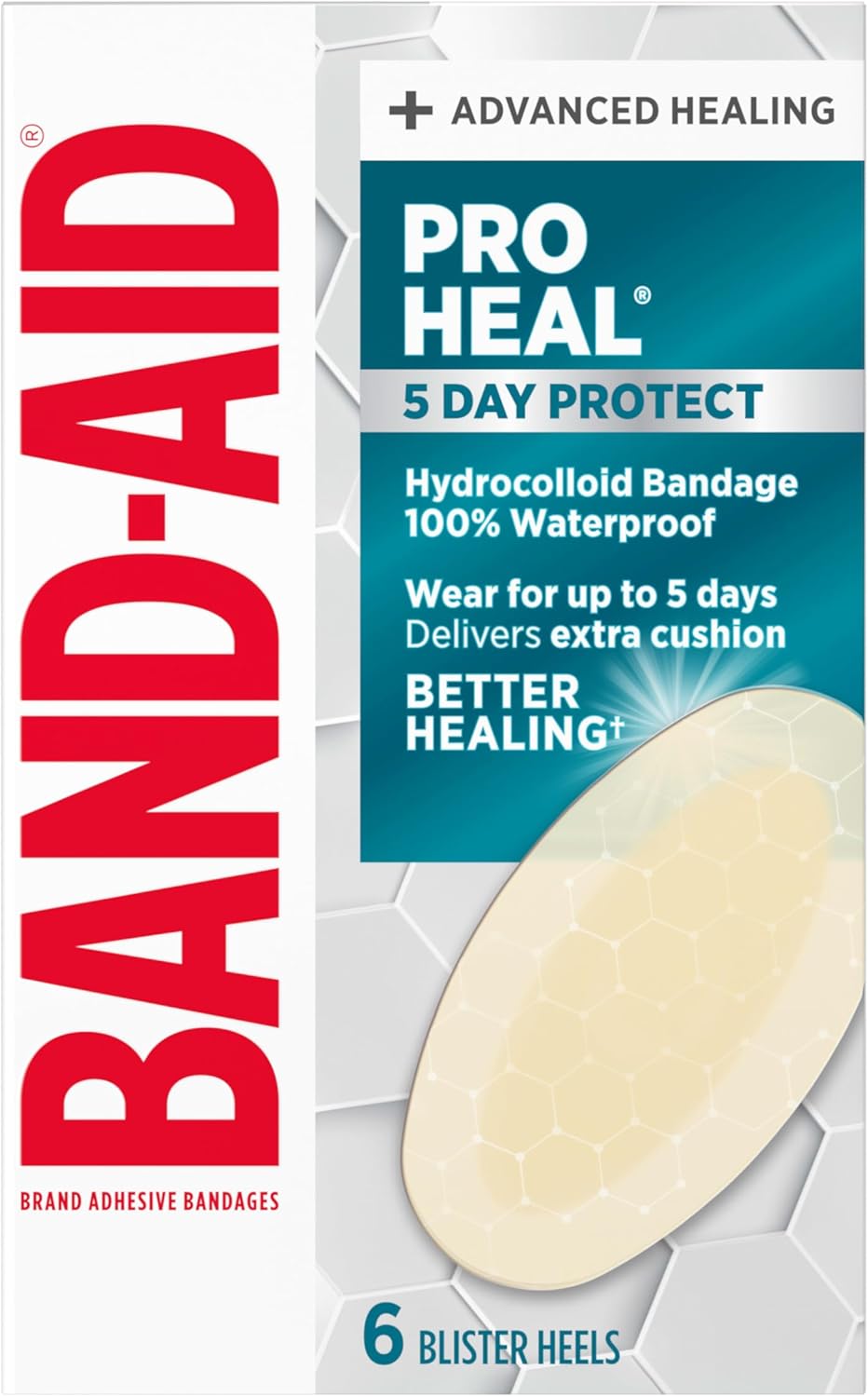 Band-aid Hydroseal 6ct