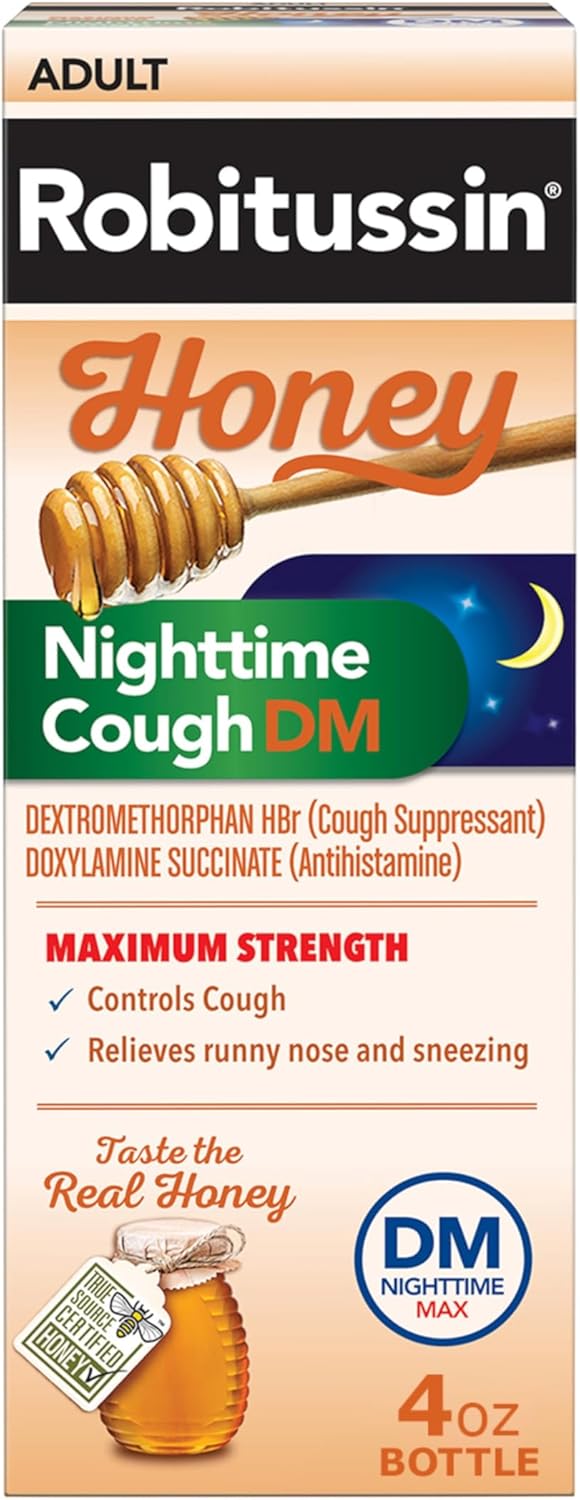 Adult Robitussin Honey Nightime Cold Relief