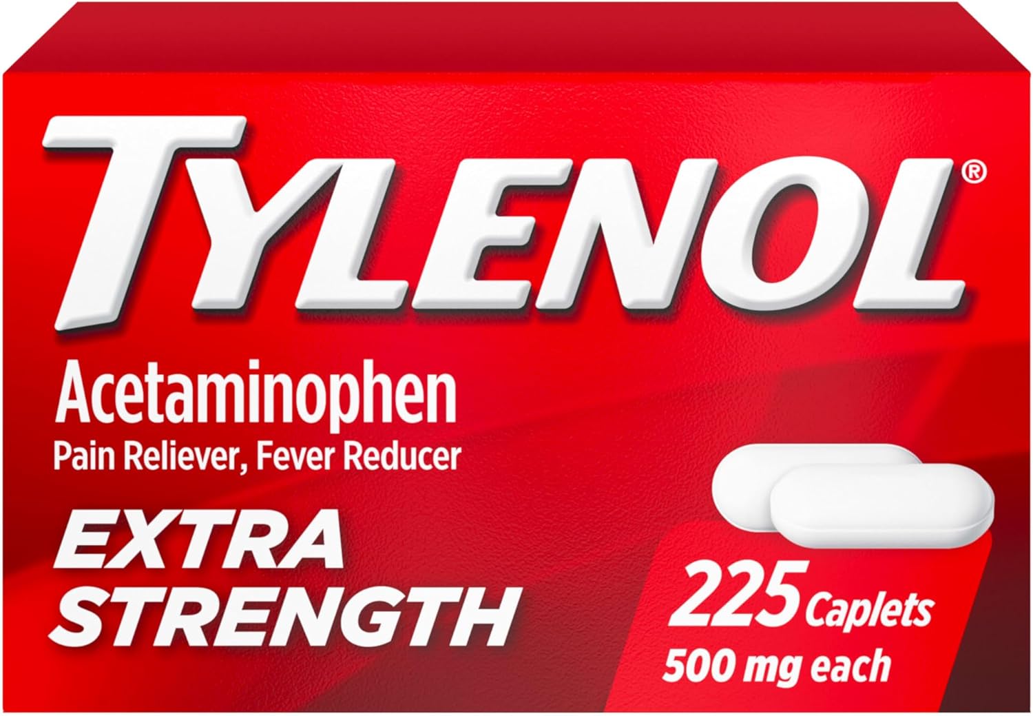 Tylenol Extra Strength Caplets 225 Ct