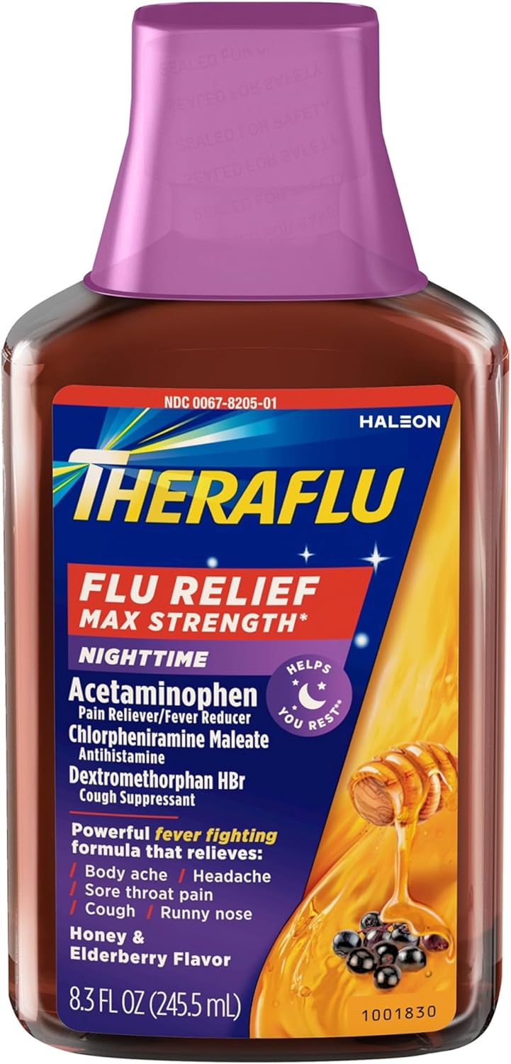 Theraflu Max Nighttime 8.3 Oz