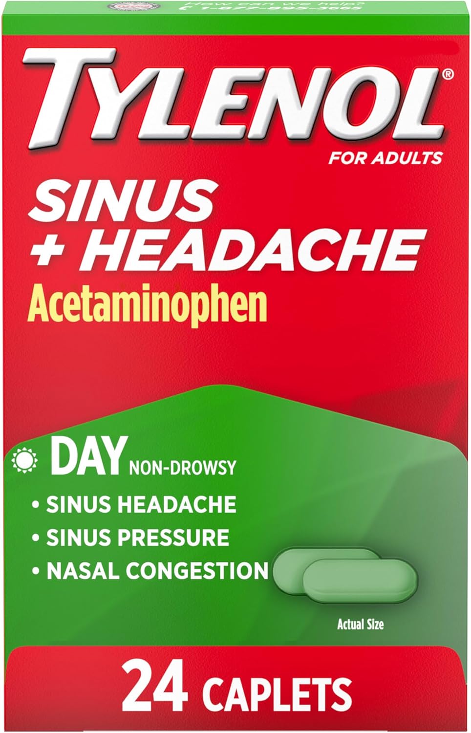 Tylenol Sinus & Headache Day 24 Ct
