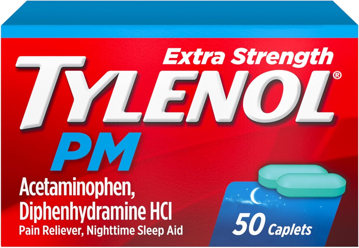Tylenol Pm 50caps