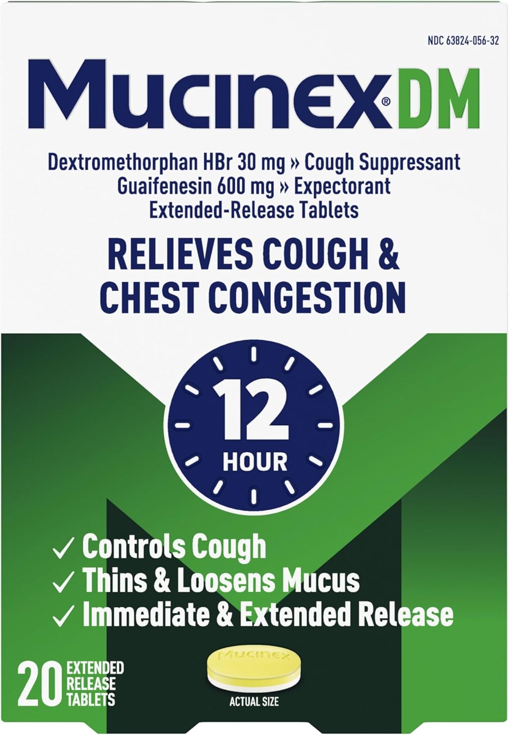 Mucinex Dm Ext Release 20tabs
