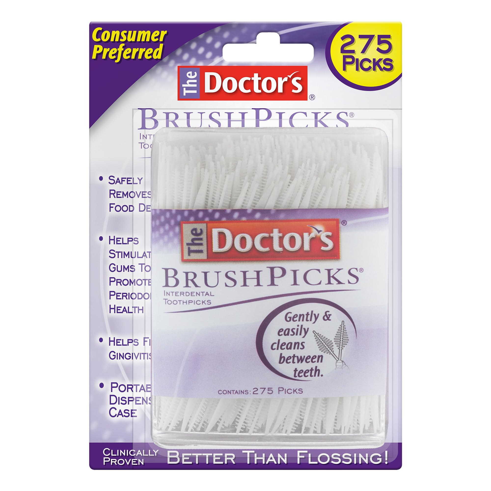 Doctors Brush Picks 275 Count