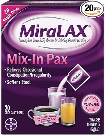 Miralax Mix In Pax 20ct Main image