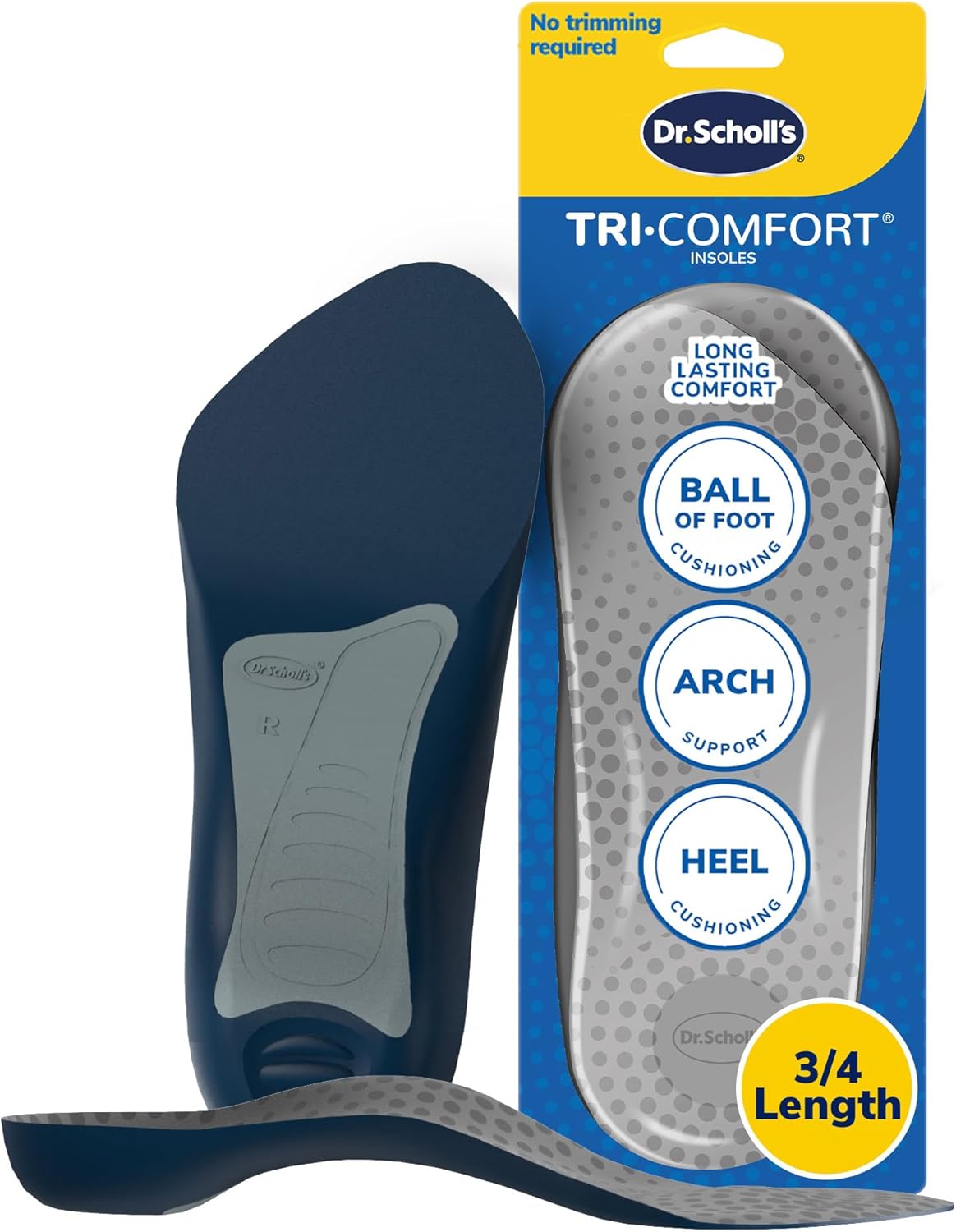 Dr Scholl's Tri-comfort Insoles Mens 1pr