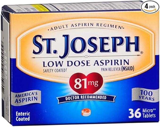 St Joseph Baby Aspirin 81 Mg 36 Ct