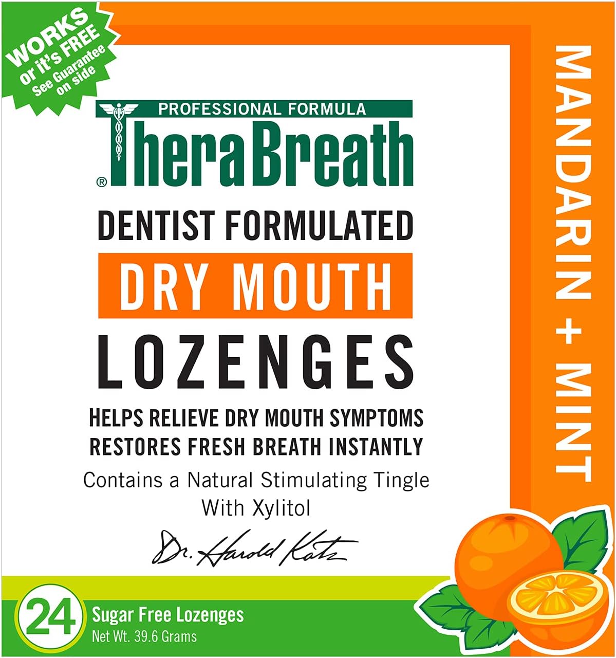 Therabreath Dry Mouth Loz 24 Ct
