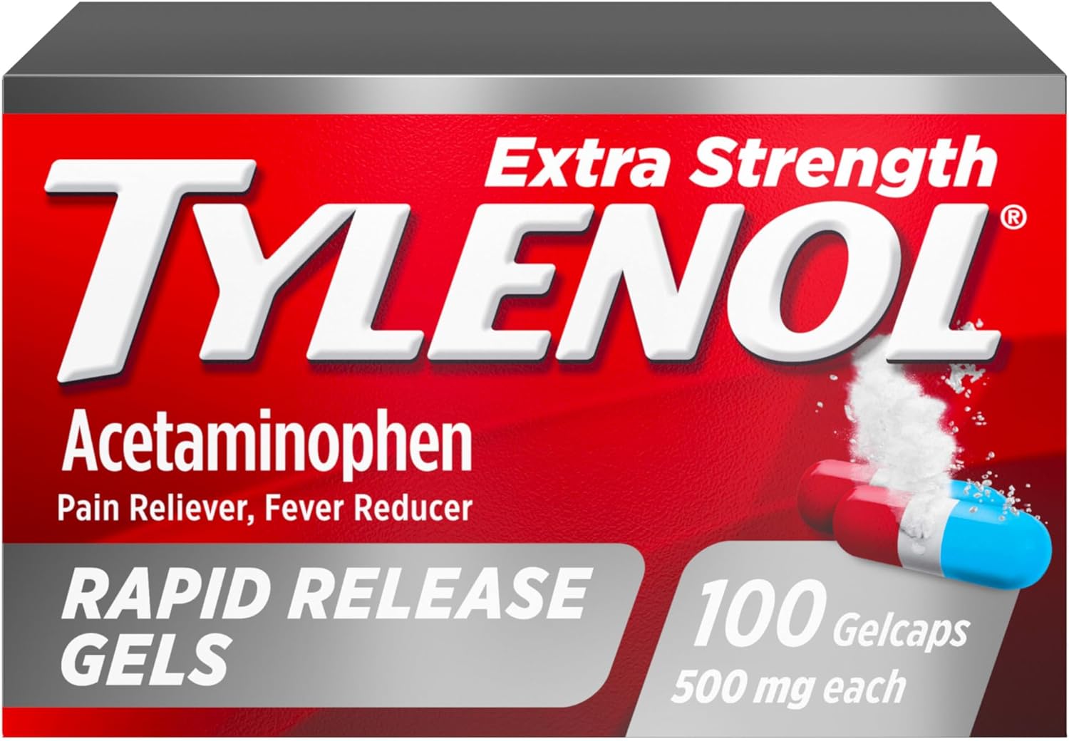 Tylenol Rapid Release Gels 100ct