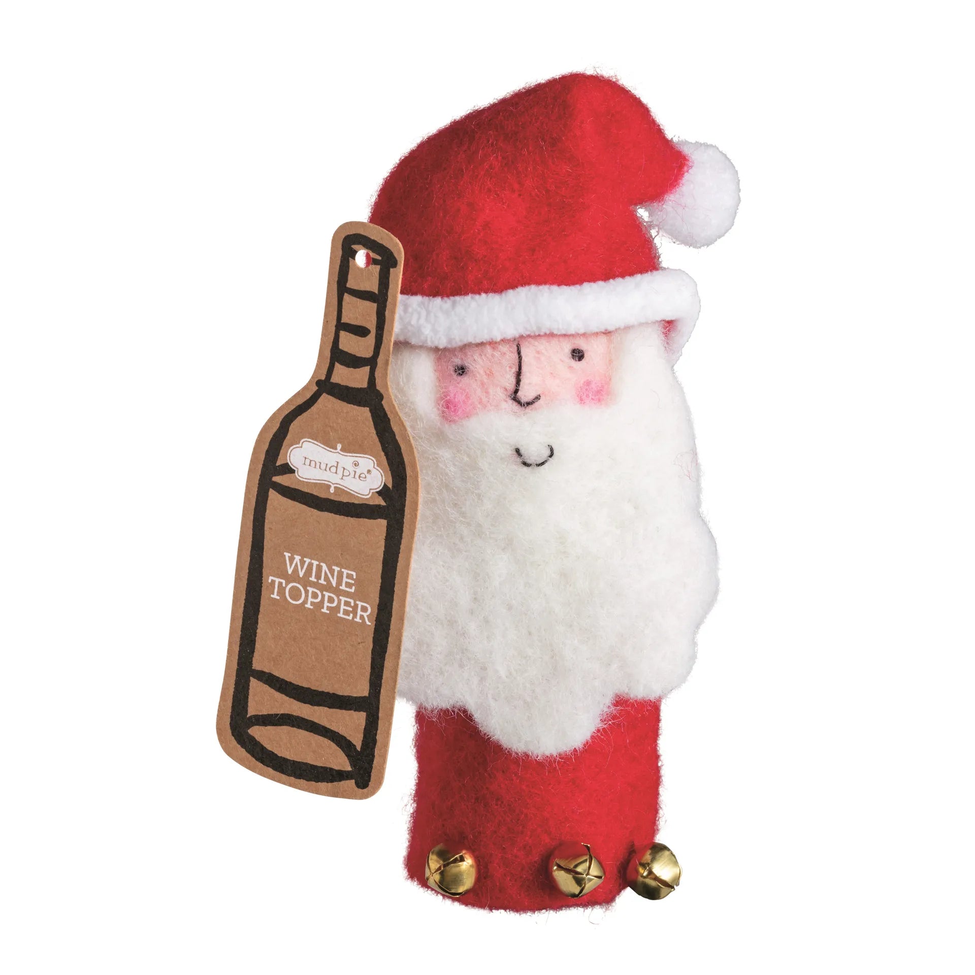Santa Wine Topper