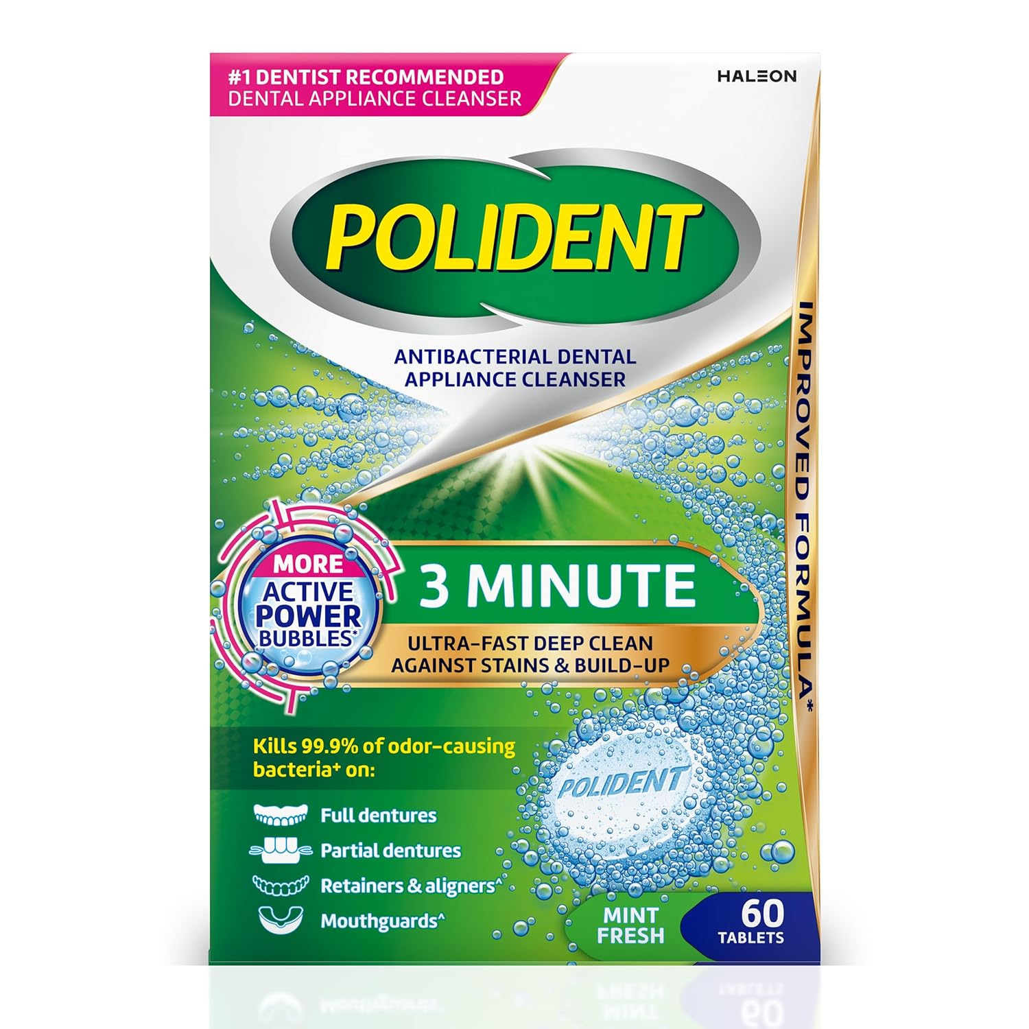 Polident 3 Min Tabs 60ct