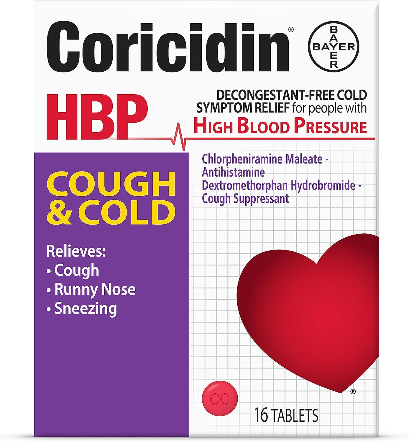 Coricidin Cough & Cold 16 Ct