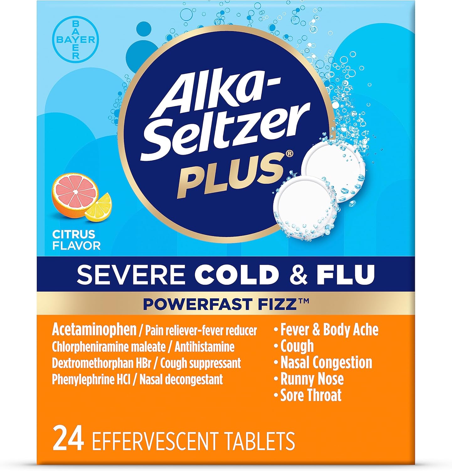 Alka Seltzer Severe Cold & Flu