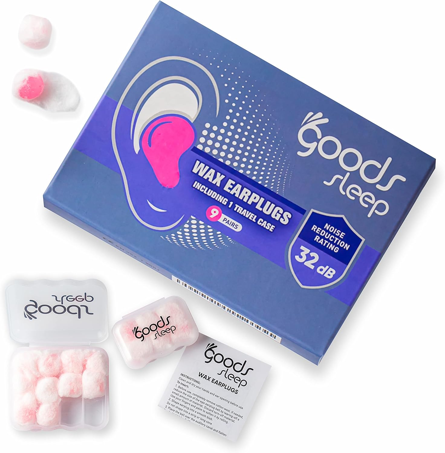 Good Sleep Wax Earplugs Main image