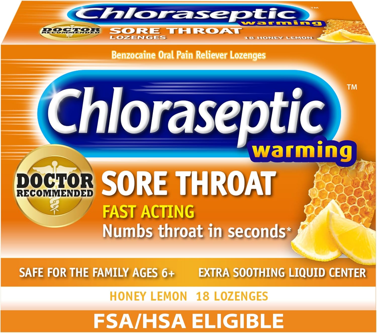 Chloraseptic Sore Throat Loz 18ct