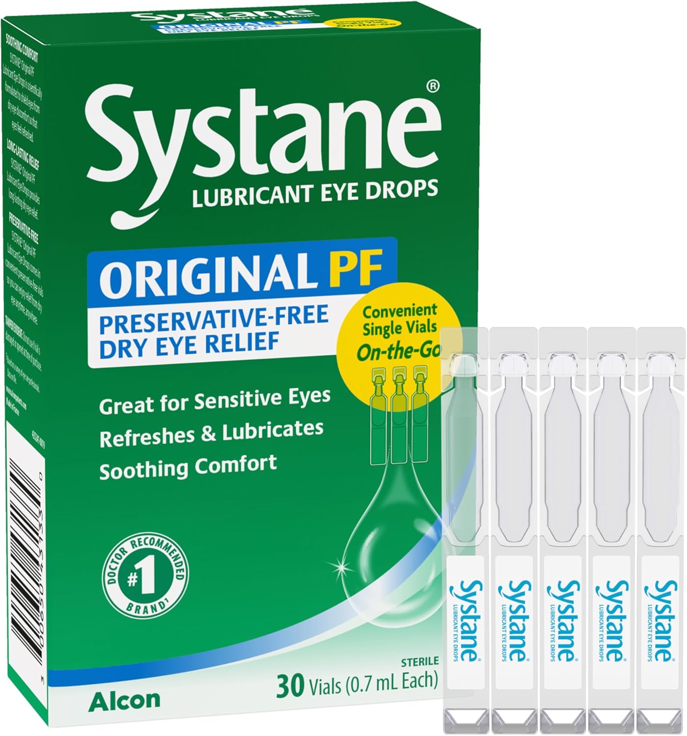 Systane Lubricant Eye Drops Original 30 Vials