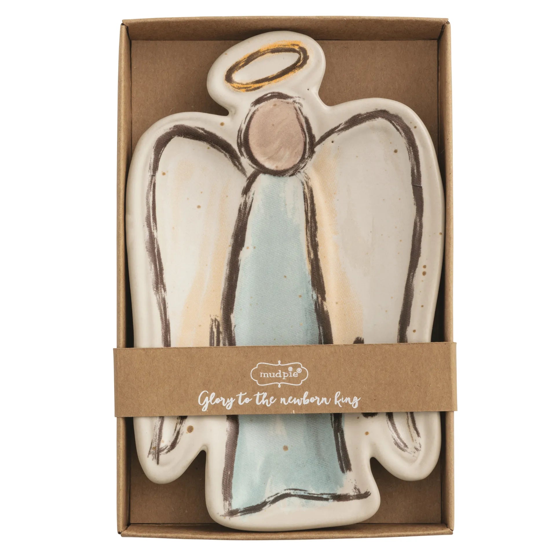 LONG WING ANGEL TIDBIT DISH Main image
